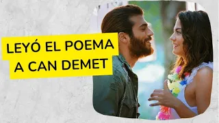 Leyó el poema a Can Demet   #canyaman #demetozdemir #erkincikus