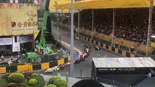 Crazy Airborne Crash at Macau F3