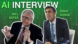 I answered questions from AI with Bill Gates