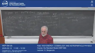 The Standard Model (HEP-SM) Lecture 8