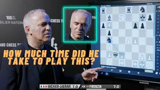 Garry Kasparov Is Disappointed In Alireza's Time Management