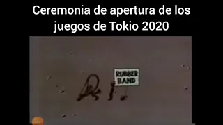 Ceremonia de inauguración de los juegos de Tokio 2020