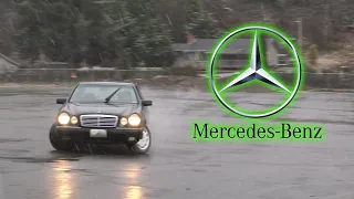 Chow is already drifting his new Mercedes