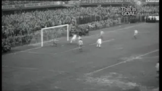 Goal! Jimmy Greaves. UEFA Cup Winners. 1962/1963. Final. Tottenham Hotspur - Club Atletico de Madrid