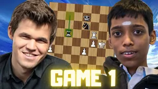 Can He Dethrone the World Champion? - Carlsen vs Praggnanandhaa - FTX Crypto Cup Round 7 GAME 1