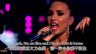 Demi Lovato SORRY NOT SORRY / 黛咪洛瓦托 才不抱歉 (Live 中英字幕 )