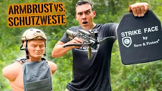 120LBS Zugkraft Armbrust vs. Schutzwesten! Überraschendes Ergebnis beim Test | Survival Mattin