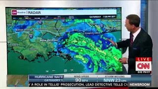Hurricane Nate crashes into the Gulf Coast