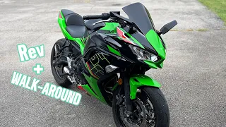 2023 NINJA 650 Walk-around + Rev