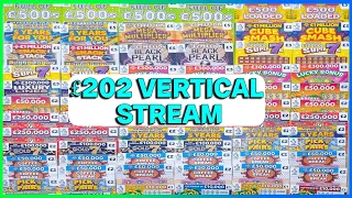 💥£202 OF SCRATCH CARDS FROM THE NATIONAL LOTTERY💥 #scratchcards #live #shorts