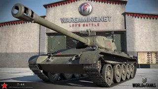 Т-44 на деструкторе (122мм)! Фанимся на любимом СТ WoT!