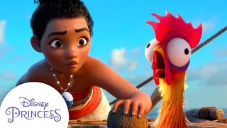 Moana's Funniest Moments | Disney Princess