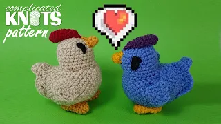 How to crochet the Stardew Valley chicken!