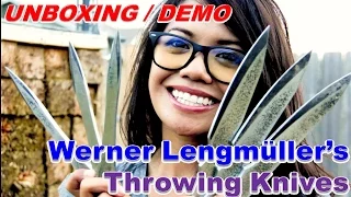 Werner Lengmüller's Throwing Knives (Unboxing/Demo)