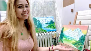 ART`HUB ~Painting_Session 1🎨 #artist #painting #bobross