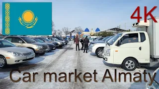 Almaty car market #almaty #walkingtour