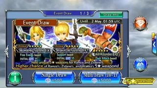 Dissidia Final Fantasy Opera Omnia [Global] - Hero of Ivalice Banner Pull - The Luck Continues