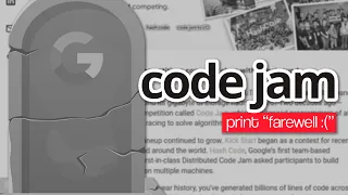 The Death of Google Code Jam