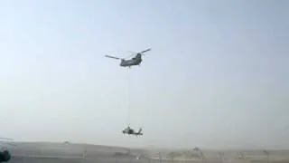 Chinook lifting downed HH-60