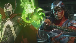 Nightwolf Thinks Spawn is Not From MK Universe - Mortal Kombat 11