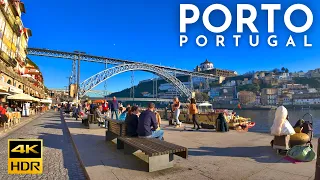 PORTO Walking Tour RIBEIRA, PORTO Portugal 4K HDR