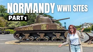 Normandy France WORLD WAR TWO sites PART 1 // Omaha Beach, American Cemetery, Point Du Hoc, Bayeux