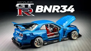 Plug & play Bodykit for Nissan Skyline GTR R34 Hotwheels Custom