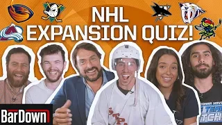CAN YOU PASS THIS NHL EXPANSION QUIZ?