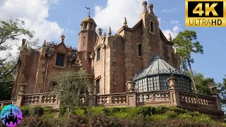 The Haunted Mansion at Magic Kingdom - FULL Ride Experience 4K | Walt Disney World Florida 2023