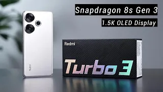 Redmi Turbo 3 | Snapdragon 8s Gen 3 | Display 1.5K OLED | Review & Unboxing