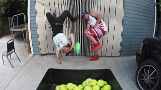 Catching a 95 MPH Tennis Ball!