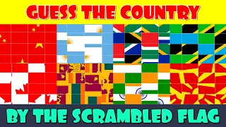 Guess the Country by the Scrambled Flag