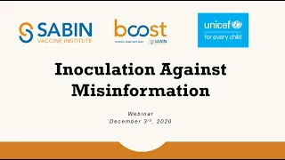 Inoculation against disinformation