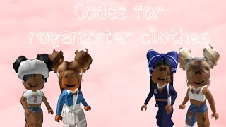 Codes for Rogangster Clothes