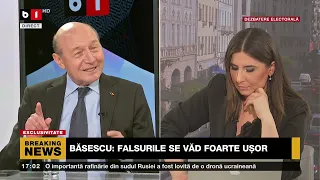 T.Băsescu: „Suveraniștii sunt zero în Parlamentul European. Degeaba spun că se duc să apere România,