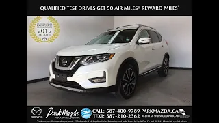 WHITE 2018 Nissan Rogue SL Review Sherwood Park Alberta - Park Mazda