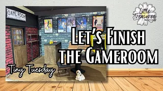 Completing Our Miniature Gameroom: The Final Touches