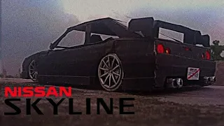 How to make Nissan Skyline GT-R34. from cardboard #craft #jdm #staywithme  #skyline #godzilla