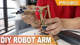 HOW TO Make DIY Robot Arm DIY Kit for Arduino