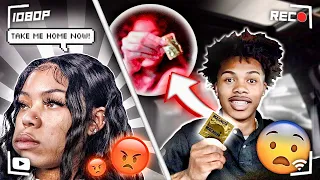 LEAVING A CONDOM IN THE CAR WHILE PICKING UP MY BESTFRIEND PRANK ! 😳 **SHE GOT HEATED!!**🤬