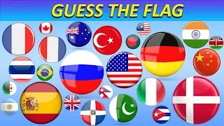 Guess the Country by Flag Quiz - Easy , Medium, Hard Levels