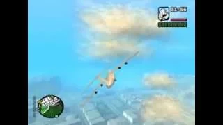 GTA San Andreas flying the Andromeda Secret Airplane