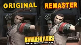 Borderlands - Original vs Remaster Comparison (GOTY Enhanced Edition) (in 4K)