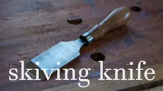 making a leather skiving knife