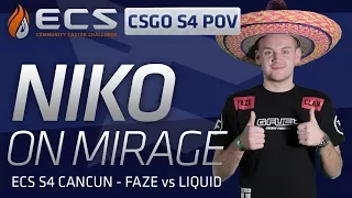 Dropping a 40 Bomb! NiKo vs Liquid on Mirage (ECS CS:GO S4 POV)