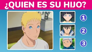 ADIVINA QUIENES SON SUS HIJOS #1 ​🧐​👈​ NARUTO SHIPPUDEN / BORUTO | EN MENOS DE 10S