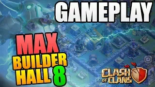 MAX BUILDER HALL 8 GAMEPLAY! Clash of Clans Update - New Troop Super PEKKA Attacks - Max BH8 Attacks