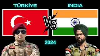 Türkiye vs Hindistan askeri güç karşılaştırması 2024 | Türkiye vs India military power comparison