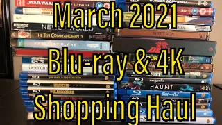 March 2021 Blu-ray & 4K Shopping Haul!