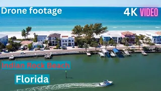 Indian Rocks Beach drone footage 4K